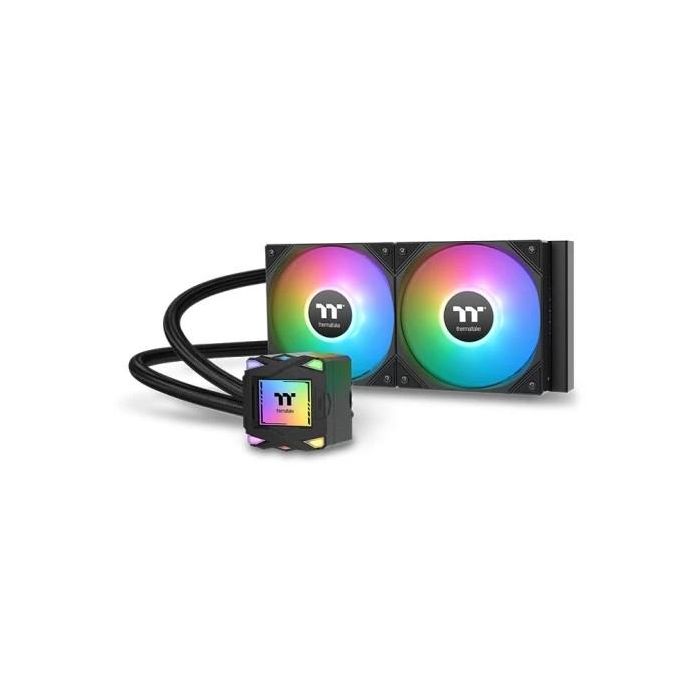 Thermaltake LA240 ARGB Kit de Refrigeración Líquida para Placa Base, Ventilador de 12 cm, Negro