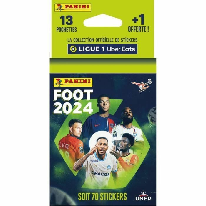 Set de cromos Panini LIGUE 1 Uber Eats Foot 2024 (FR) 18 Sobres 3