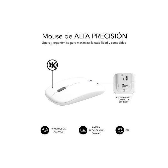 SUBBLIM Combo Dual Prestige Extendido Plata/Blanco 3