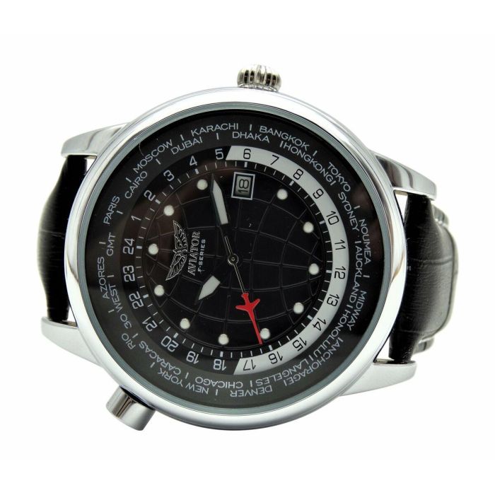 Reloj Hombre Aviator AVW6975G354 Negro 6 Reloj Hombre Aviator AVW6975G354 Negro 6