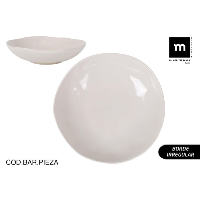 Plato Hondo Ivory 21 cm - La Mediterranea (12 Unidades) Plato Hondo Ivory 21 cm - La Mediterranea (12 Unidades)