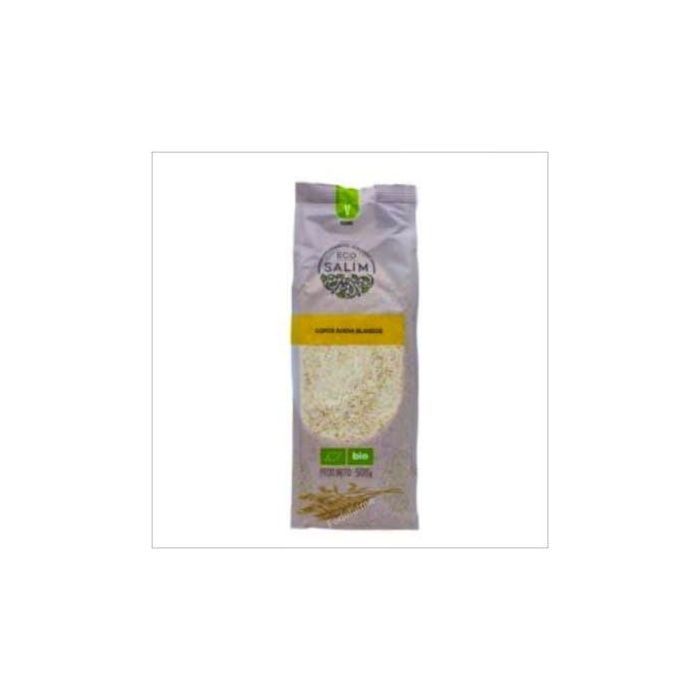 ECO SALIM Copos de Avena Blandos Bio Vegan 500g Integrales Precocidos, Alimento Vegano