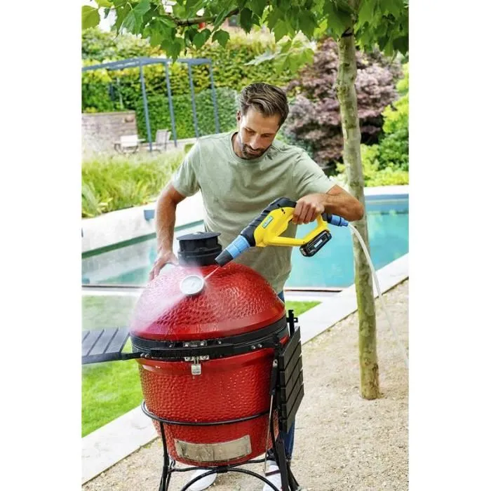 Gloria MultiJet 18V Sistema de Limpieza a Presión Móvil Multifunción 3 Presiones Regulables Compatible con Bosch 18V (Sin Batería) 1