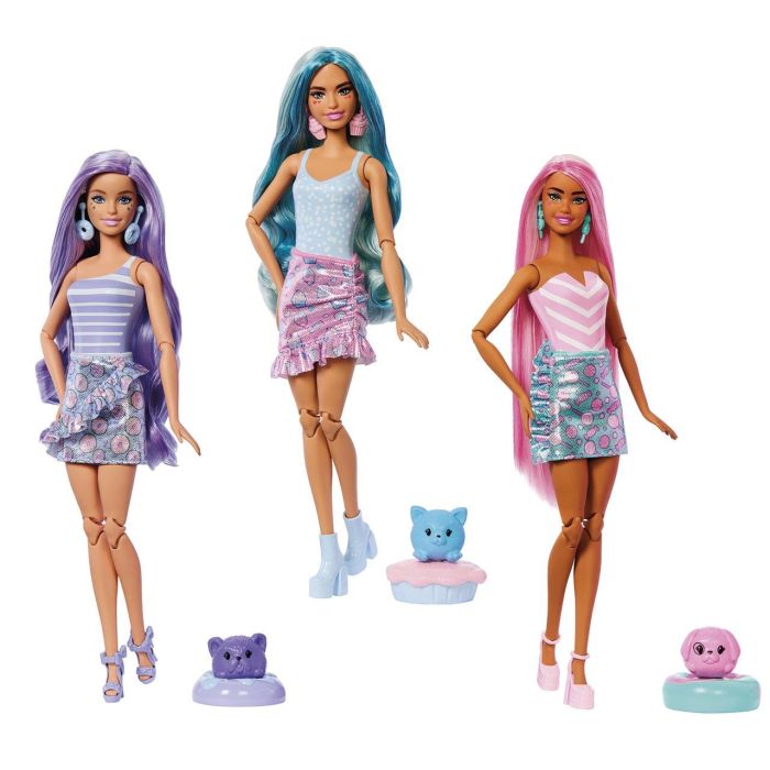 Barbie Jfy00 Pop Reveal Serie Dulces Muñeca de Moda Surtida con Sorpresas, Aroma, Arena Moldeable y Accesorios Barbie Jfy00 Pop Reveal Serie Dulces Muñeca de Moda Surtida con Sorpresas, Aroma, Arena Moldeable y Accesorios