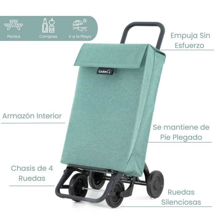Carro de Compra Garmol 10015G5 JASP Verde 4 Carro de Compra Garmol 10015G5 JASP Verde 4