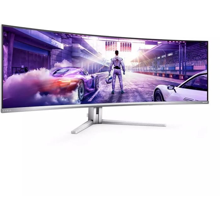 Philips 49M2C8900L Monitor Gaming Ultrapanorámico Curvo 49" Dual QHD 0.03ms 144Hz OLED Multimedia Blanco 7