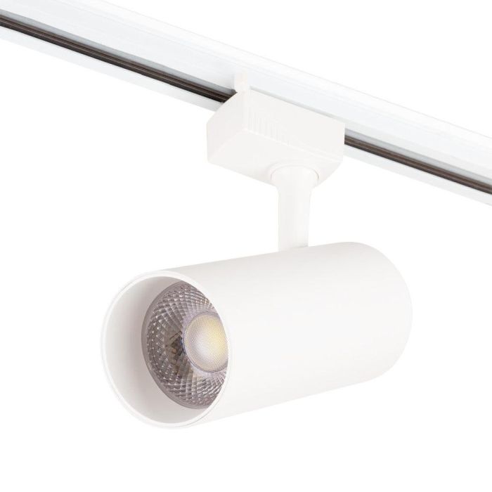 1916-TL-30W-M-CCT Foco de Carril Monofásico COB LED Regulable Flicker Free 30W Blanco CCT Seleccionable 3000-6000K 3000Lm CRI90