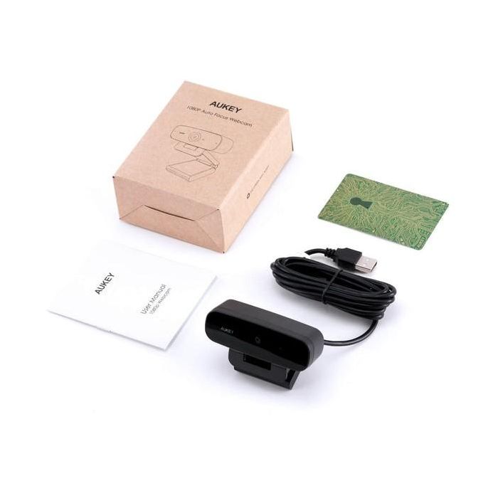 Aukey PC-W3S Stream Series Full HD Webcam with 1/2.9"-CMOS Sensor black 1