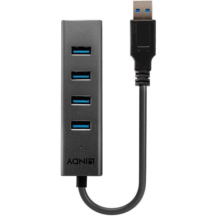 Lindy Hub USB 3.0 de 4 Puertos SuperSpeed 5Gbps 1 Lindy Hub USB 3.0 de 4 Puertos SuperSpeed 5Gbps 1