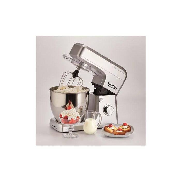 Ariete 1598/1 Robot de Cocina Gourmet 7L con Jarra de Vidrio 1.5L, Acero Inoxidable y Accesorios - Pastamatic 1 Ariete 1598/1 Robot de Cocina Gourmet 7L con Jarra de Vidrio 1.5L, Acero Inoxidable y Accesorios - Pastamatic 1