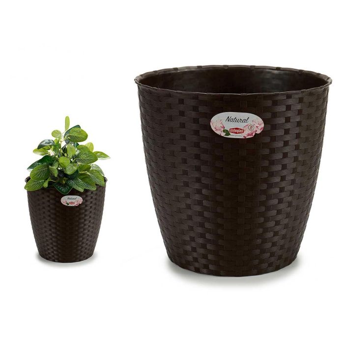 Maceta Natural Inter Exter 29Diam Chocolate Stefanplast 29X26CM (6 Unidades) Maceta Natural Inter Exter 29Diam Chocolate Stefanplast 29X26CM (6 Unidades)