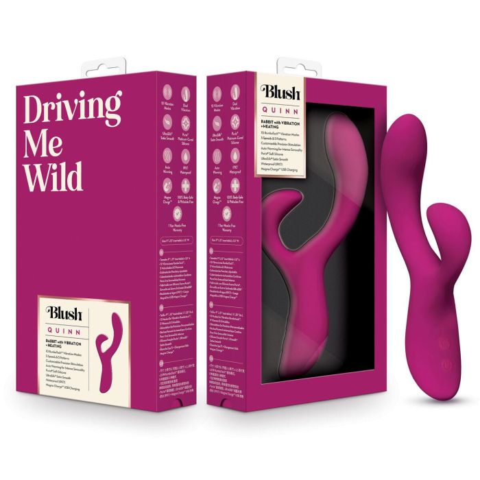 Vibrador Punto G Blush BURGUNDY Morado 1
