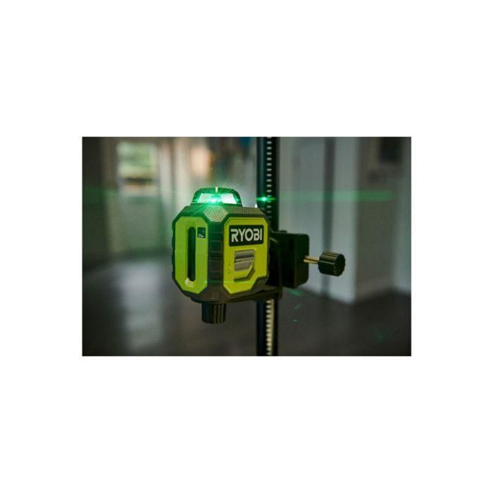 Láser verde de 360 ??° - Rango de 25 m - Precisión +/- 0.5 mm - Entregado con un bastón telescópico, un bolsillo, 4 baterías 3 Láser verde de 360 ??° - Rango de 25 m - Precisión +/- 0.5 mm - Entregado con un bastón telescópico, un bolsillo, 4 baterías 3