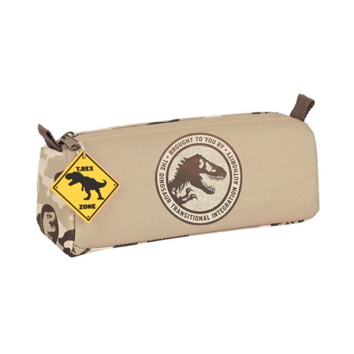 Estuche Escolar Jurassic World Dominion Marrón (21 x 8 x 7 cm) 1