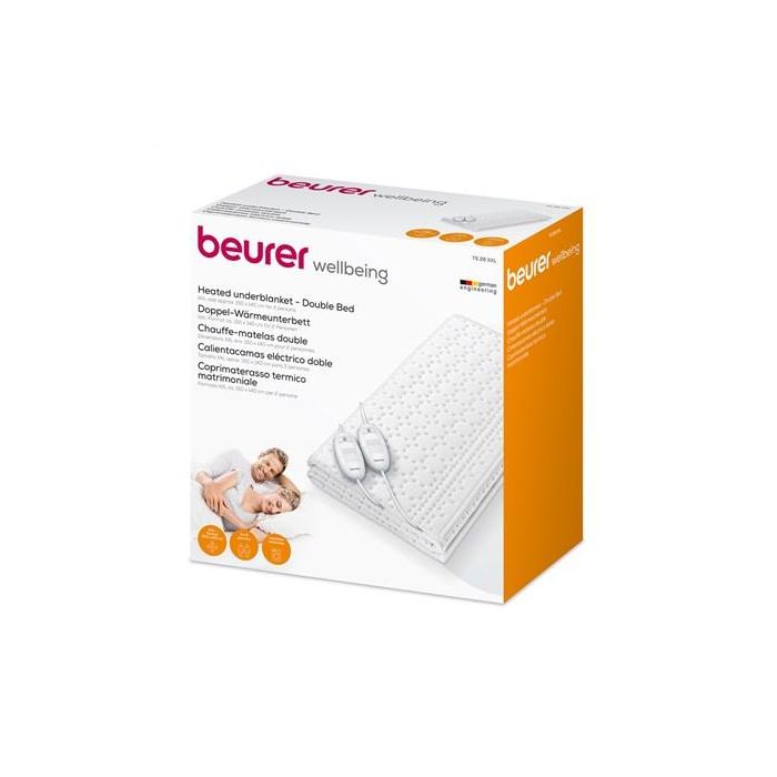Beurer TS-26 XXL (317.16) Calientacamas Eléctrico Doble con 2 Mandos y 3 Niveles de Temperatura 12