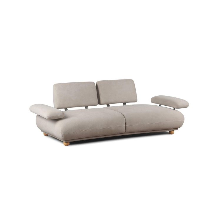 DKD Home Decor Sofá Urban Crudo 220x111x85 cm Poliéster con Respaldo y Brazos Abatibles Patas Madera 0 DKD Home Decor Sofá Urban Crudo 220x111x85 cm Poliéster con Respaldo y Brazos Abatibles Patas Madera 0