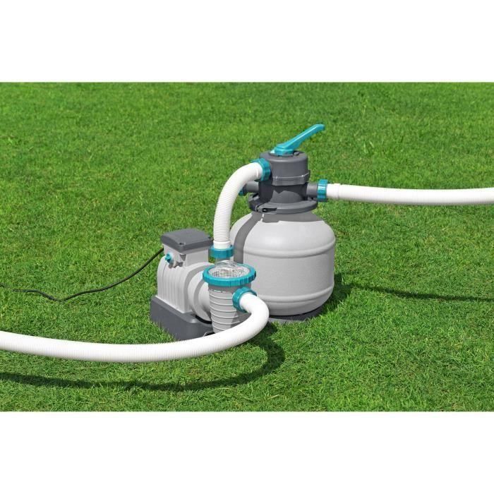 Bomba de filtración de arena para piscinas de hasta 54 m³ - Bestway - 8.327 L/h - Con prefiltro 1 Bomba de filtración de arena para piscinas de hasta 54 m³ - Bestway - 8.327 L/h - Con prefiltro 1