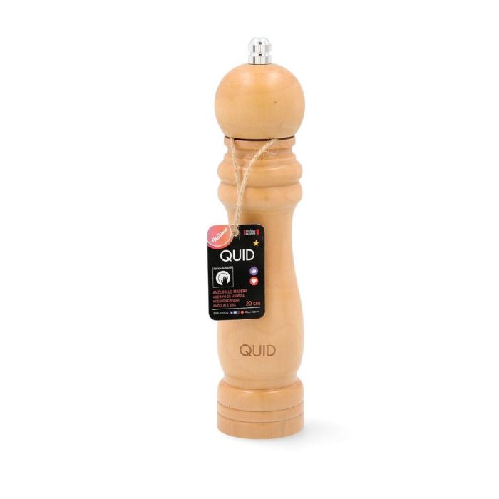 Quid Molinillo de Madera Hábitat 20 cm para Cocina, 100% Higiénico 5