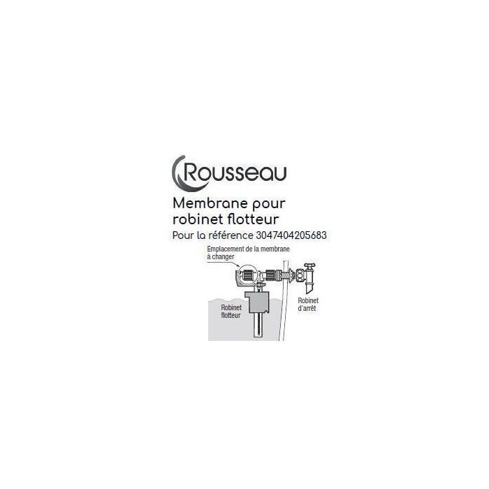 Edouard Rousseau ROU3047404231422 - Membrana para válvula de flotador silenciosa con Certificación NF 1