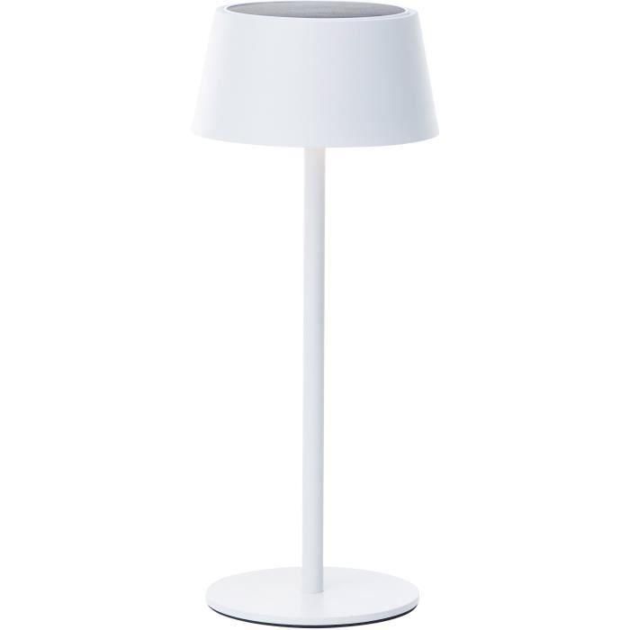 Lámpara de mesa para exterior - BRILLIANT - PICCO - LED y solar - Metal y plástico - 5 W - Blanco 4 Lámpara de mesa para exterior - BRILLIANT - PICCO - LED y solar - Metal y plástico - 5 W - Blanco 4