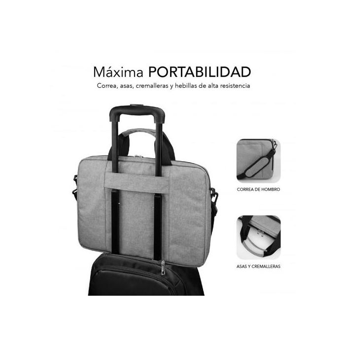 Maletín para Portátil Subblim SUBLB4APLB01 Gris 14" 3