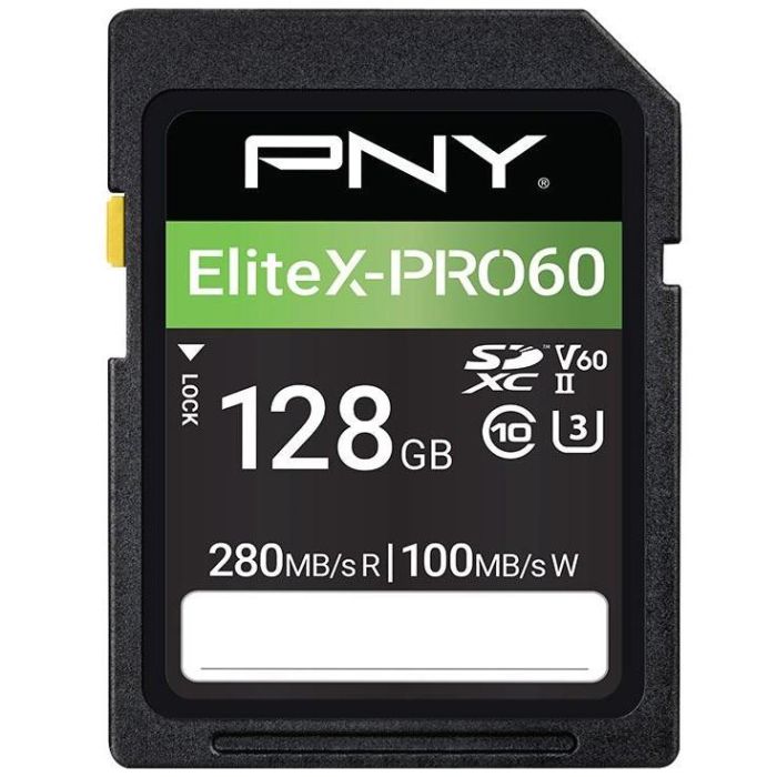PNY X-PRO 60 Tarjeta de Memoria XC Card 128GB Class 10 UHS-II