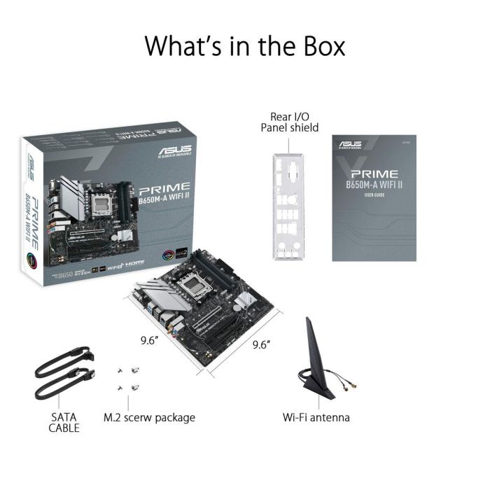 Asus PRIME B650M-A WiFi II Placa Base AMD B650 Micro ATX AM5 ASU1691056882873 28