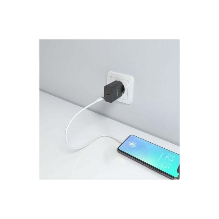 AISENS Cargador USB-C PD3.0 GaN 30W A110-0941 Negro AISENS Cargador USB-C PD3.0 GaN 30W A110-0941 Negro