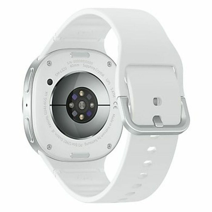 Samsung Galaxy Watch8 40 mm Wi-Fi Smartwatch Plata Blanco con AMOLED, GPS, 32 GB, Monitor de Frecuencia Cardiaca 6 Samsung Galaxy Watch8 40 mm Wi-Fi Smartwatch Plata Blanco con AMOLED, GPS, 32 GB, Monitor de Frecuencia Cardiaca 6