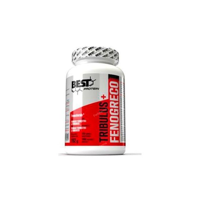 BEST PROTEIN Tribulus Fenogreco 120 Comprimidos - Complemento Alimenticio para Deportistas con Actividad Antioxidante y Potenciador de Masa Muscular