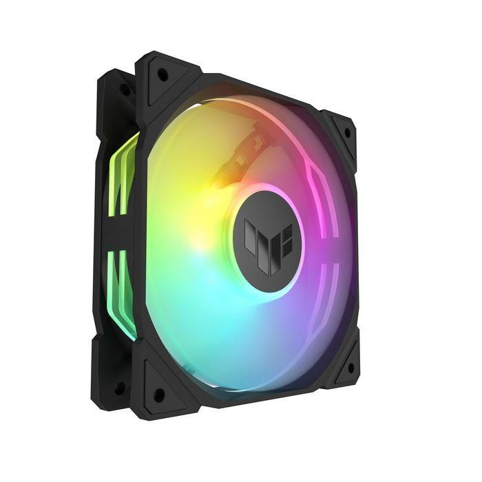 ASUS TUF GAMING TR120 ARGB 3IN1 Black - Refrigerador de aire 12 cm, Negro, 2000 RPM, 77.4 cfm, 3.3 mmH2O, 90DA0090-B09020 1