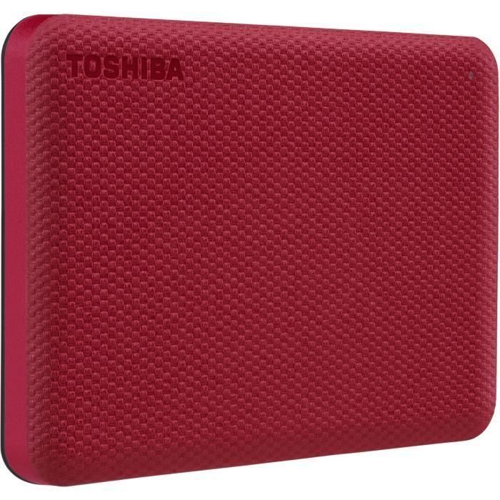 Disco Duro Externo Toshiba CANVIO ADVANCE Rojo 1 TB USB 3.2 Gen 1