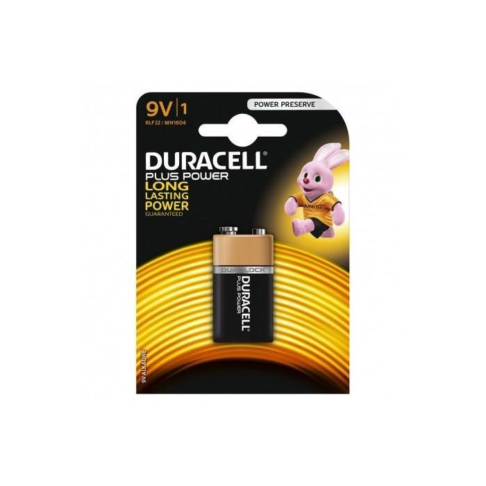 Duracell Pilas Plus 6 Lr61 Alcalinas 9 V Pack-1 Duracell Pilas Plus 6 Lr61 Alcalinas 9 V Pack-1
