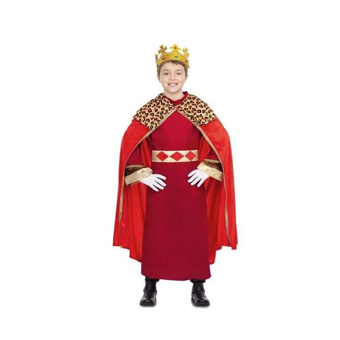 Disfraz rey mago rojo talla 3-4 años 1