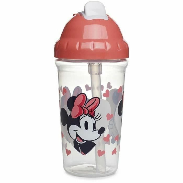 Thermobaby AAALG28540 Vaso Antifugas Minnie con Paja, 295 ml