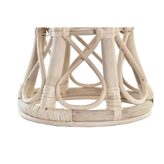 DKD Home Decor Mesita Auxiliar Tropical Ratán Natural 30 x 40 x 30 cm 1