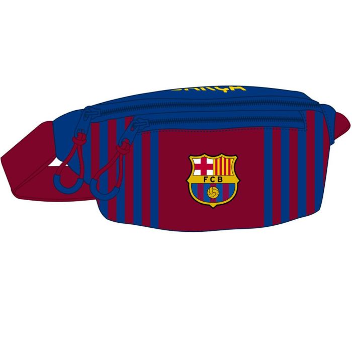 Riñonera F.C. Barcelona Granate Azul marino (23 x 12 x 9 cm)