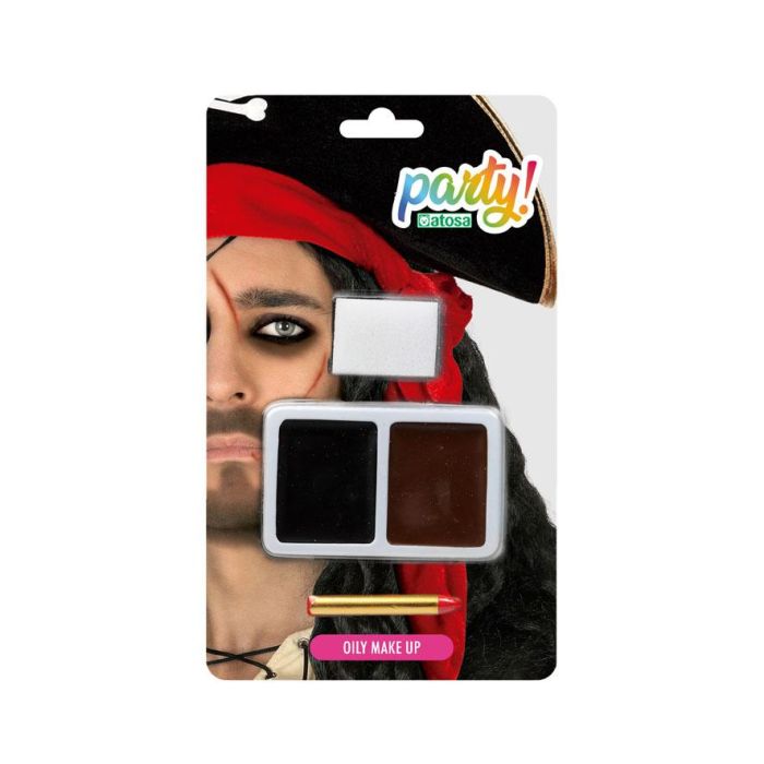 Kit Maquillaje Capitán Pirata Carnaval