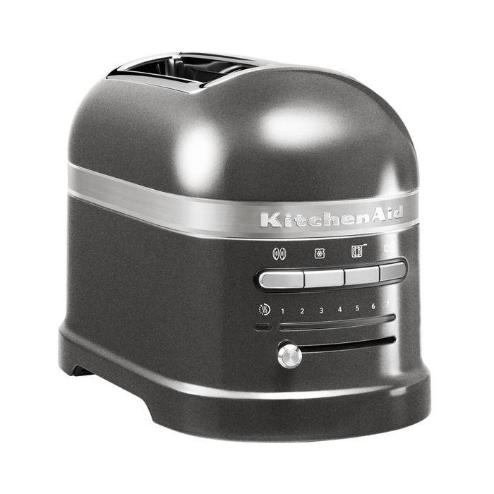 Kitchenaid 5KMT2204 Tostador para 2 Rebanadas, Plata Medallón, Construcción Metálica, Sensor Térmico Electrónico 0 Kitchenaid 5KMT2204 Tostador para 2 Rebanadas, Plata Medallón, Construcción Metálica, Sensor Térmico Electrónico 0