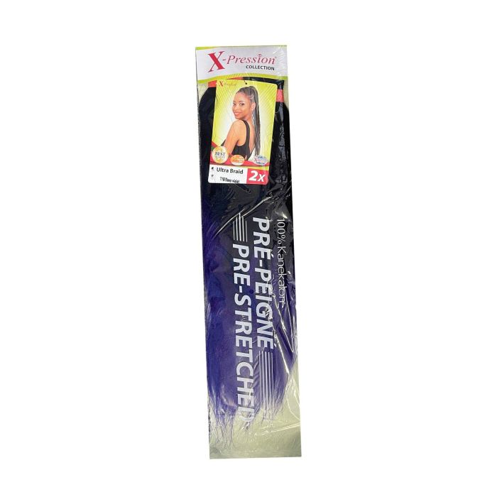 X-Pression Pre-Peigne T1b/Blue (1X2) - Cabello sintético X-Pression Pre-Peigne T1b/Blue (1X2) - Cabello sintético