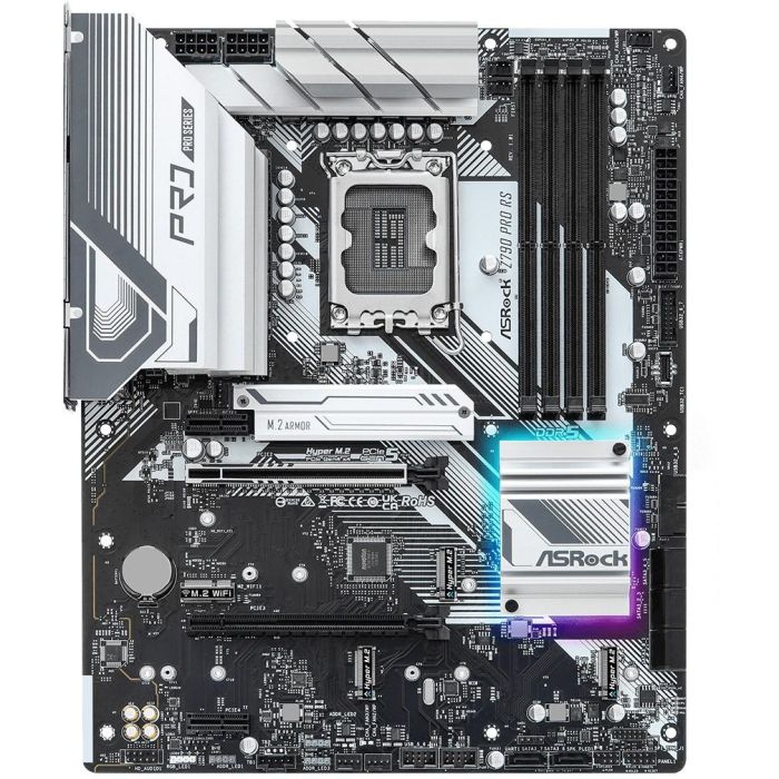 ASRock Z790 PRO RS DDR5 Placa Base para PC ATX Intel Z790 LGA 1700 Soporte Intel Core i5 i7 i9 DDR5-SDRAM 128 GB 2