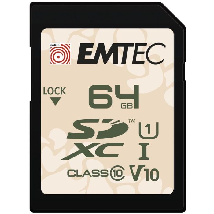 EMTEC Tarjeta de Memoria 64GB UHS-I U1 V10 Outdoor