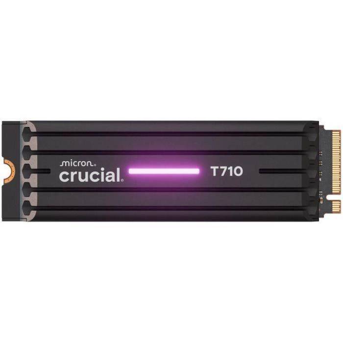 Crucial T710 Unidad SSD M.2 NVMe PCI Express 5.0 de 4 TB para Máximo Rendimiento 0 Crucial T710 Unidad SSD M.2 NVMe PCI Express 5.0 de 4 TB para Máximo Rendimiento 0