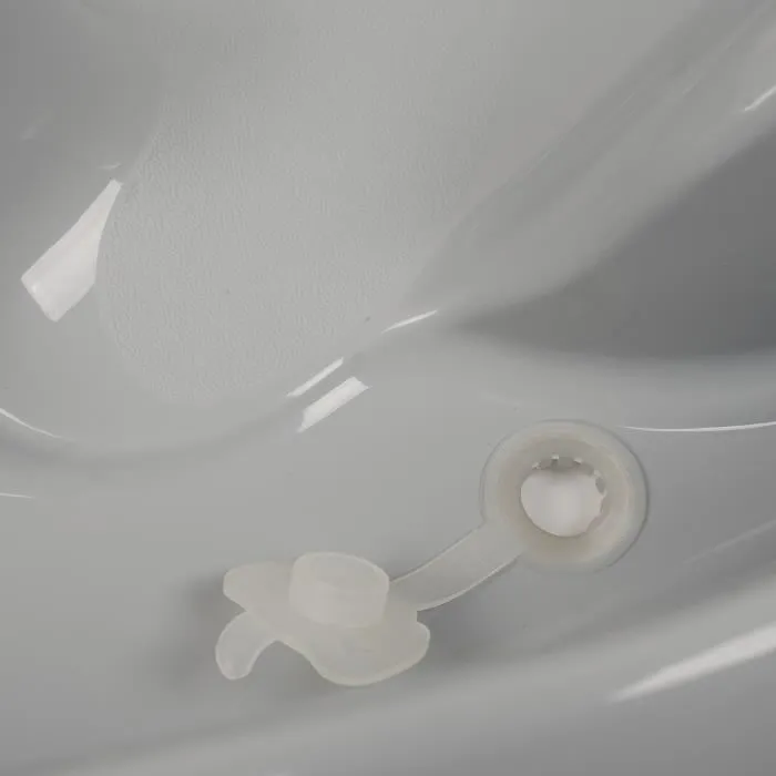 Thermobaby Bañera Lagoon Encanto Gris con Asiento Integrado para Bebé (0-12 meses) 3