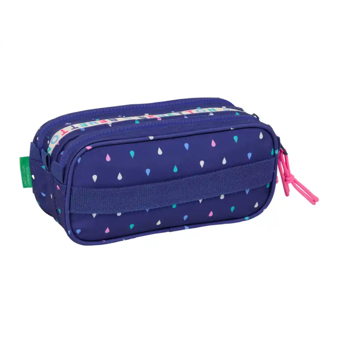 Safta Portatodo Triple Big Benetton "Drop" 21,5x10x8cm 1