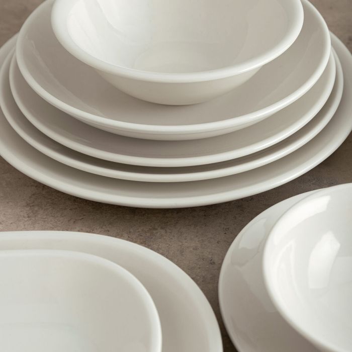 Bol para Aperitivos Bidasoa Harmony Hydrozero Blanco Cerámica (6 Unidades) 1