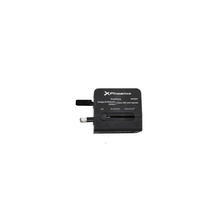 Cargador Adaptador Enchufe Universal Viaje Phoenix 1 Cargador Adaptador Enchufe Universal Viaje Phoenix 1