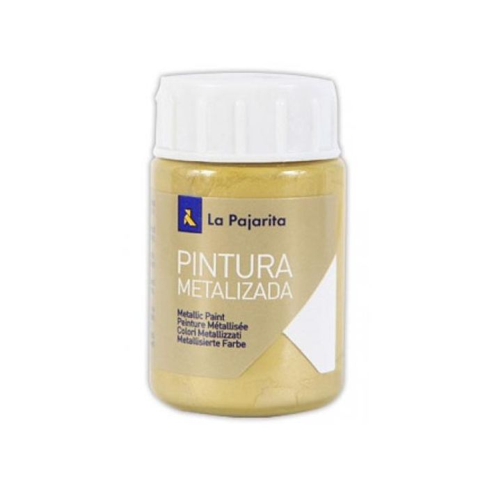 La Pajarita Pintura Metalizada Me-03 35 mL Oro Rico La Pajarita Pintura Metalizada Me-03 35 mL Oro Rico