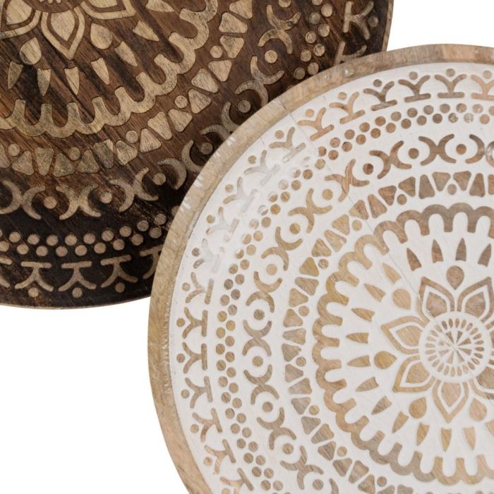 Mural Pared Blanco-Natural 102 X 5 X 55 cm