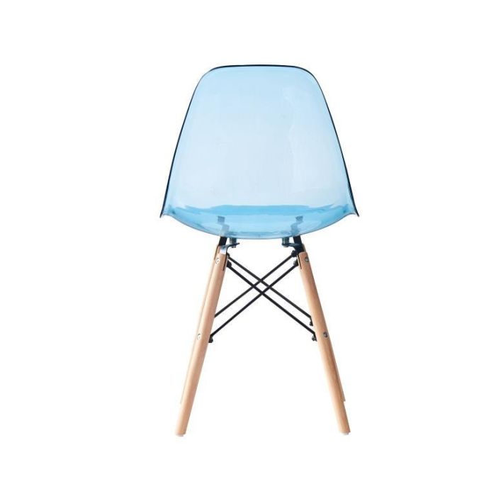 Silla Urban DKD Home Decor Azul Natural 42 x 81.5 x 45 cm 3 Silla Urban DKD Home Decor Azul Natural 42 x 81.5 x 45 cm 3
